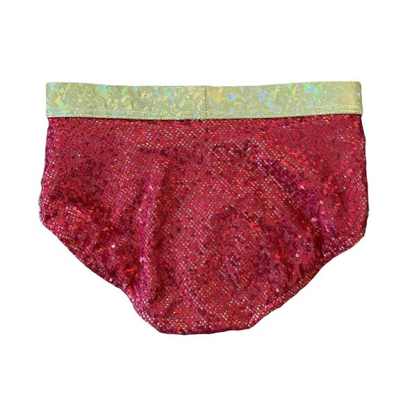 custom made adult xs/s jazz/musical theater dance costume red and gold - Picture 10 of 10